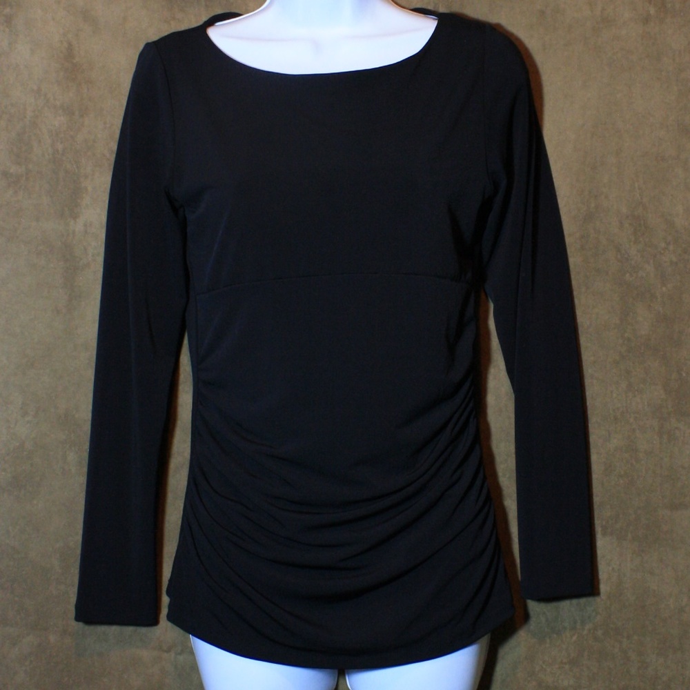 Charlie B Collection NWT Blouse Black